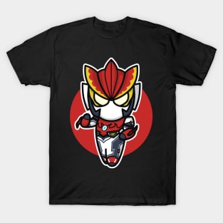 Ultraman Rosso Chibi Style Kawaii T-Shirt